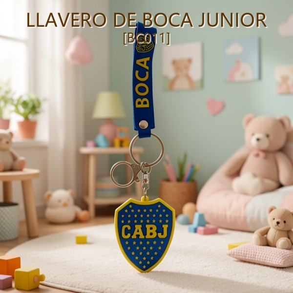 LLAVERO DE BOCA JUNIOR [BC011]