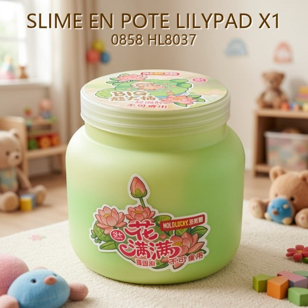 SLIME EN POTE LILYPAD X6 0858 HL8037