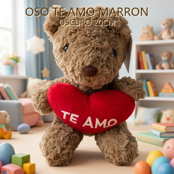 OSO TE AMO MARRON OSCURO 20CM