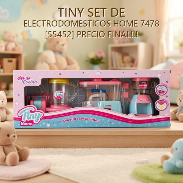 TINY SET DE ELECTRODOMESTICOS HOME 7478 [55452] PRECIO FINAL!!!