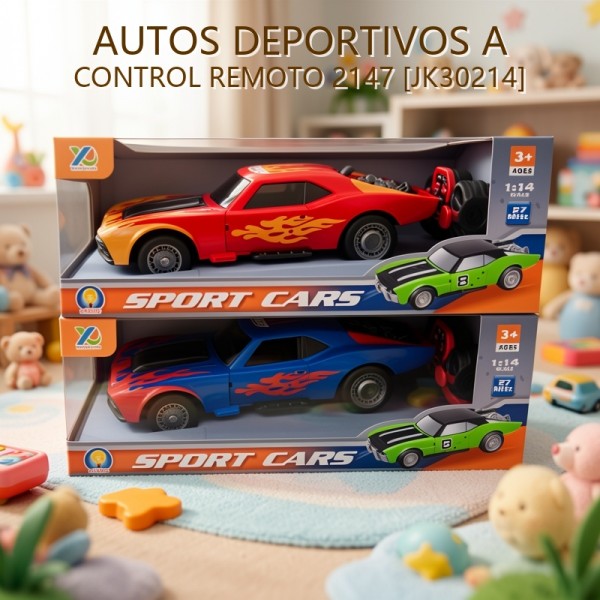 AUTOS DEPORTIVOS A CONTROL REMOTO 2147 [JK30214]