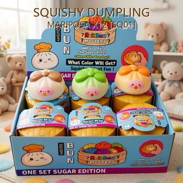 SQUISHY DUMPLING MARIPOSA X12 [SQ01]