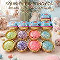 SQUISHY DUMPLING CON BRILLANTINA CHICO 5.5CM X24U 0075{BZ5007}