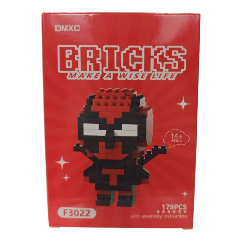 BLOQUES MICRO BRICKS DEADPOOL F3022 179PCS