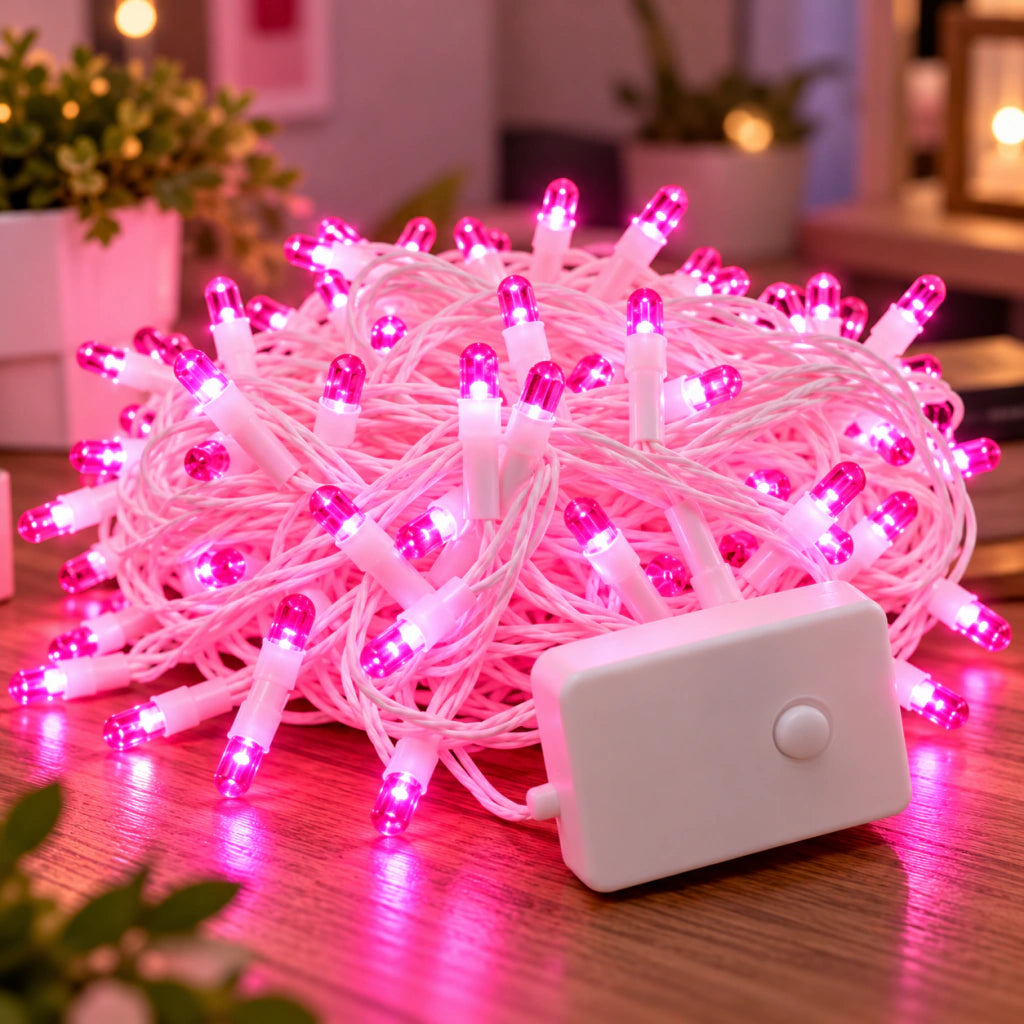 LUZ ARROZ X100 ROSA 4METRO 1005M-20
