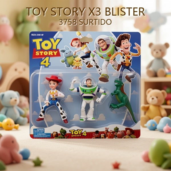 TOY STORY X3 BLISTER 3758 SURTIDO