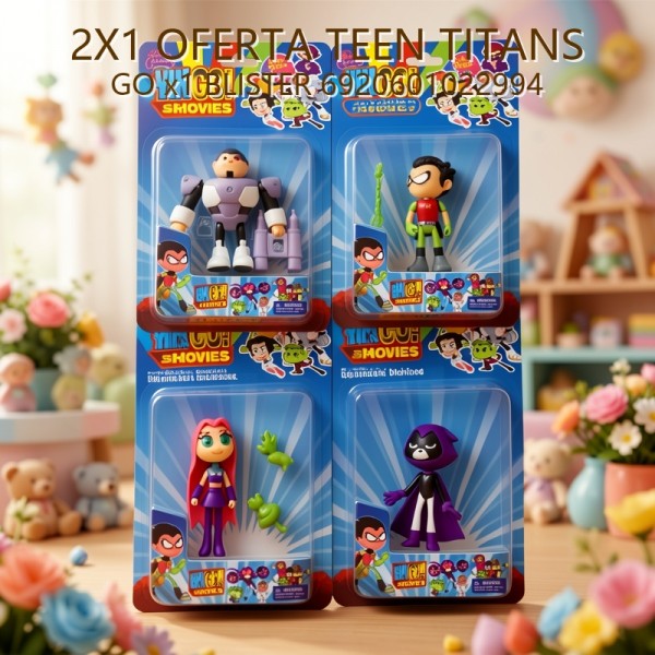 TEEN TITANS GO X1 BLISTER 6920601022994 2X1 OFERTA FINAL!!!