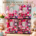 BARBIE TOCADOR CON LUZ Y SONIDO HB013(DA-10)