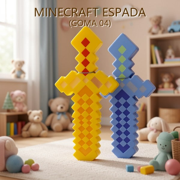 MINECRAFT ESPADA (GOMA 04)