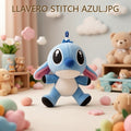 LLAVERO DE PELUCHE STITCH AZUL