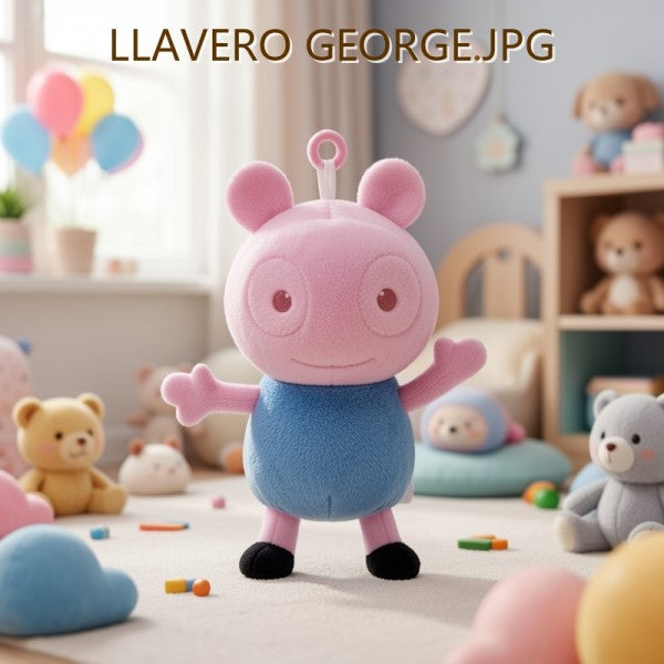 LLAVERO DE PELUCHE GEORGE