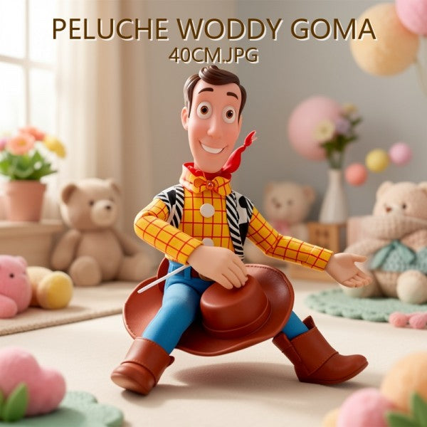 WOODY DE GOMA 40 CM