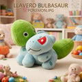 LLAVERO DE PELUCHE BULBASAUR POKEMON