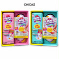 MINI HELADERA MINI BRANDS 15.5x6CM + 2 PELOTAS 7.5CM