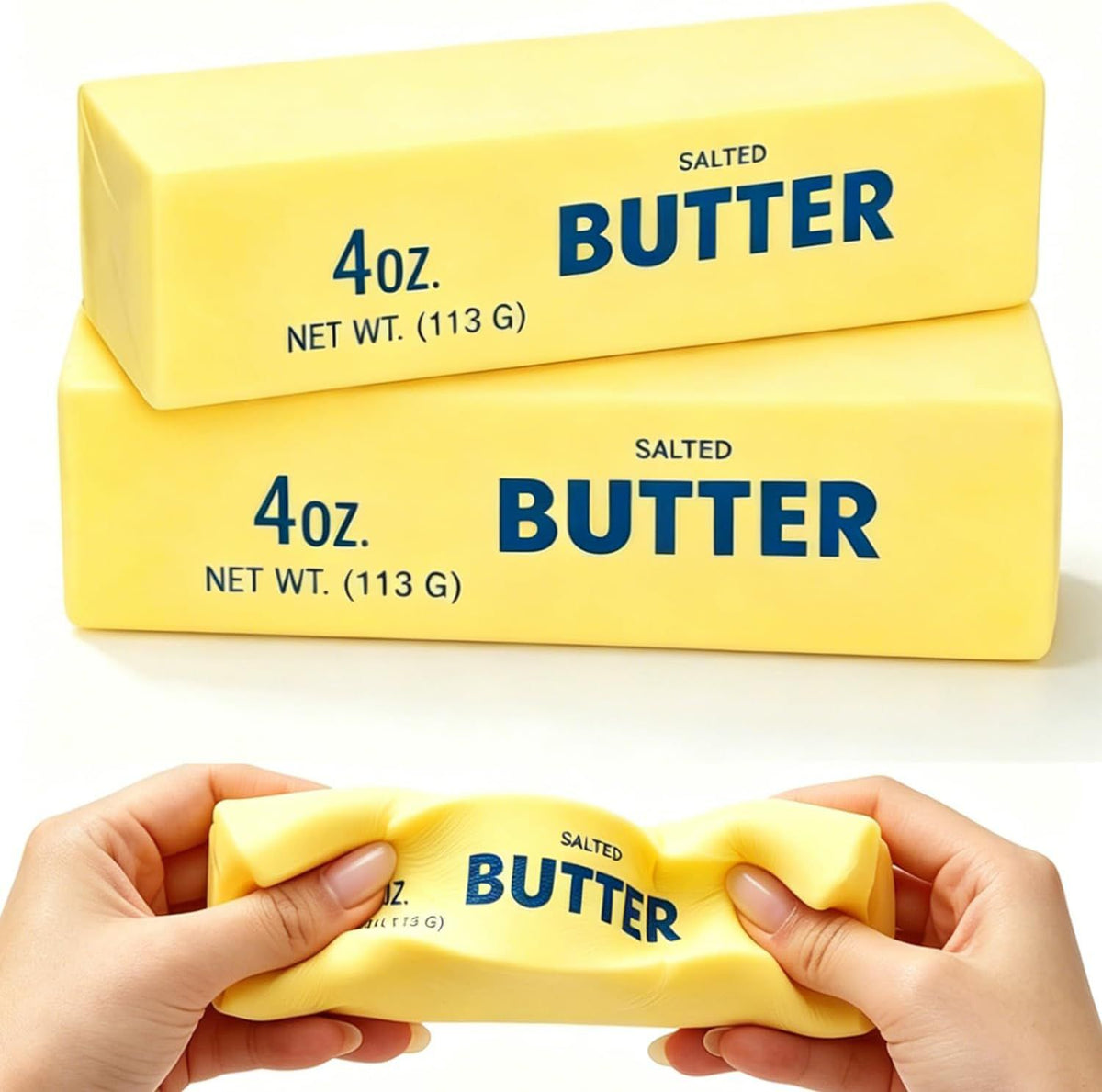 SQUISHY VIRAL BUTTER - MANTECA 4OZ ORIGINAL X1 UNIDAD