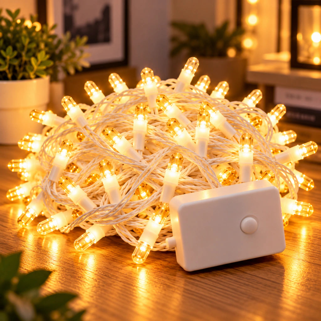LUZ ARROZ X100 BLANCO CALIDO 4METRO 1003M-20