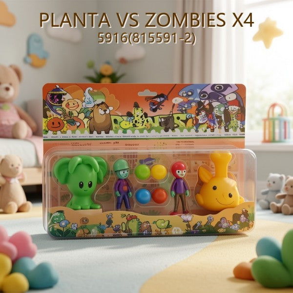 PLANTA VS ZOMBIES X4 5916(815591-2)