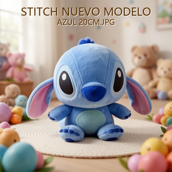 STITCH NUEVO MODELO AZUL 20CM
