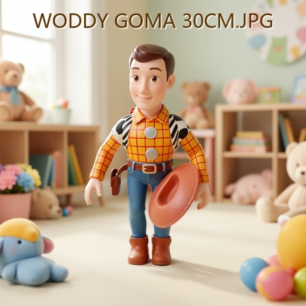 WOODY DE GOMA 30CM