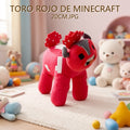 TORO ROJO DE MINECRAFT 20CM
