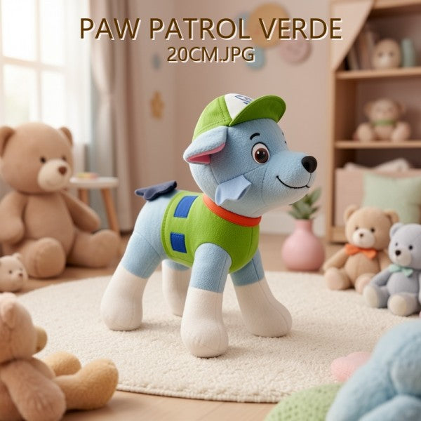 PAW PATROL VERDE 20CM