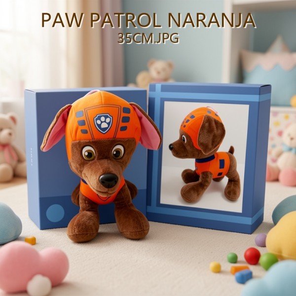 PAW PATROL NARANJA 35CM