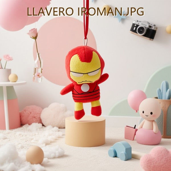 LLAVERO DE PELUCHE IRONMAN