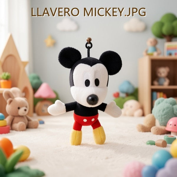 LLAVERO DE PELUCHE MICKEY