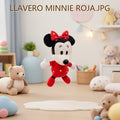 LLAVERO DE PELUCHE MINNIE ROJA