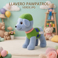 LLAVERO DE PELUCHE PAW PATROL VERDE
