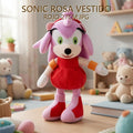 SONIC ROSA VESTIDO ROJO 27CM