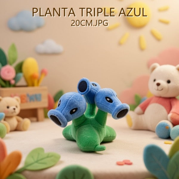 PLANTA TRIPLE AZUL 20CM