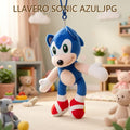 LLAVERO DE PELUCHE SONIC AZUL