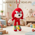 LLAVERO DE PELUCHE SONIC ROJO