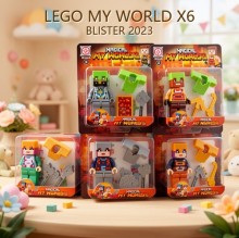 BLOQUES MY WORLD X6 BLISTER 2023