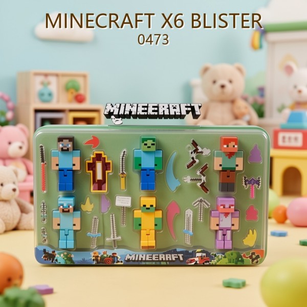 MINECRAFT X6 BLISTER 0473