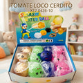 SQUISHY TOMATE LOCO CERDITO X12 0426-10
