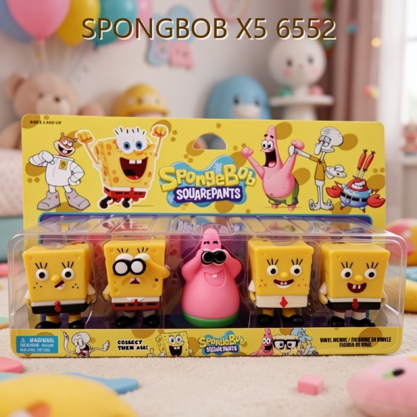 BOB ESPONJA SPONGEBOB X5 6552