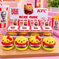 SQUISHY HELLO KITTY HAMBURGUESA DESARMABLE X1 UNIDAD