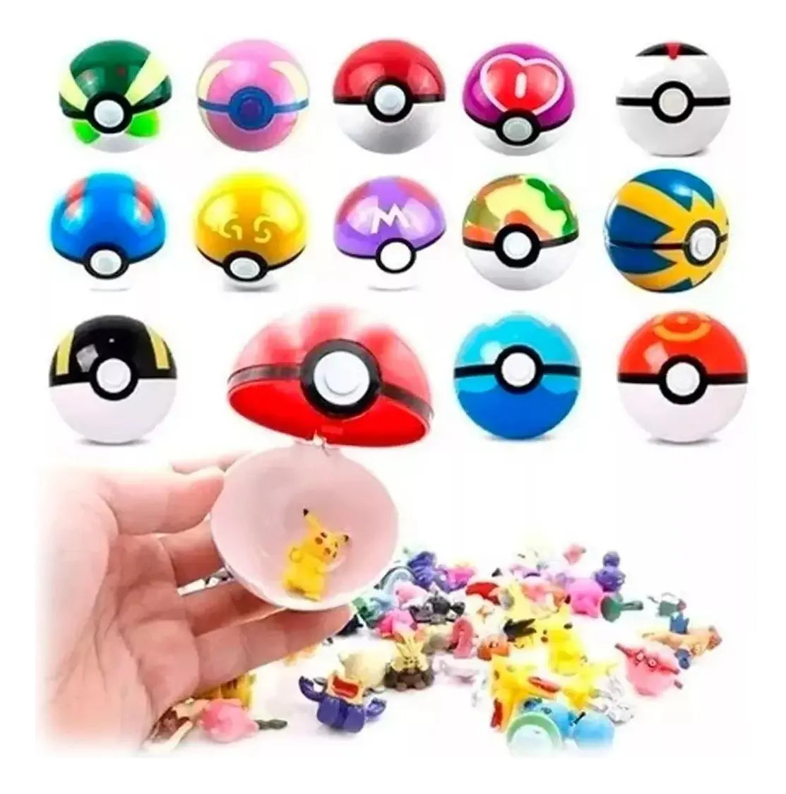 POKEMON MINI FIGURA C/ POKEBOLA X1 SURTIDO 1653 [8810-B]