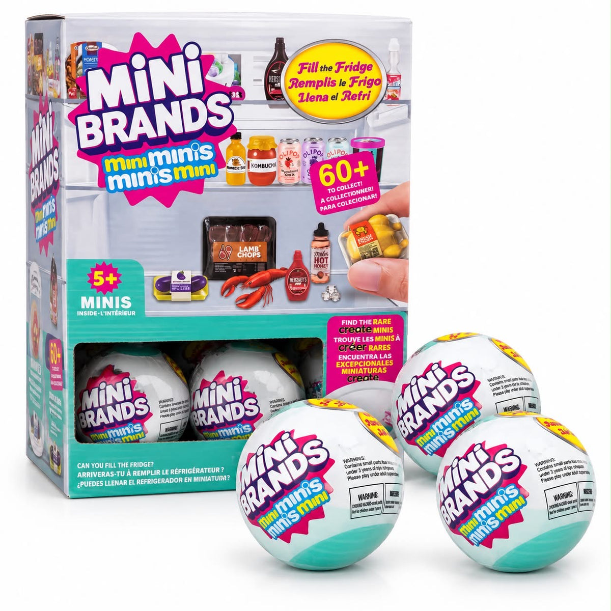 MINI BRANDS PELOTA SORPRESA 7.5CM
