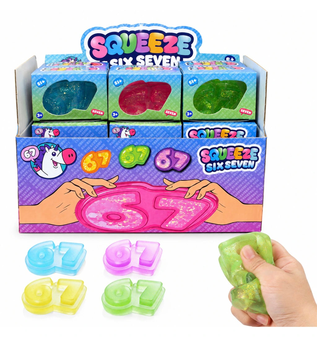 SQUISHY SIX SEVEN 67 X12 UNIDADES