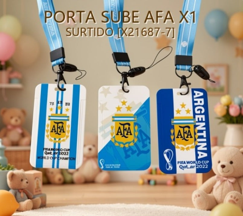 PORTA SUBE AFA X1 SURTIDO [X21687-7]