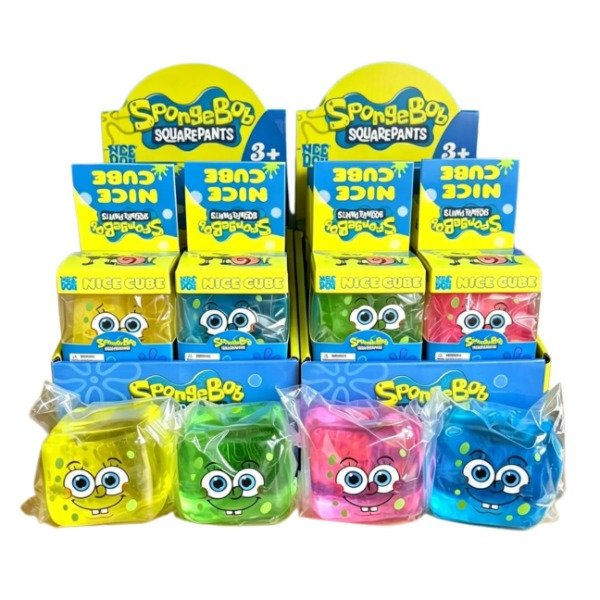 SQUISHY CUBO BOB ESPONJA X1 UNIDAD