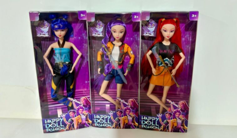 MUÑECA K POP X1 11 PULGADAS CON ACCESORIO, MUSICA Y LUZ [DX148C-4M]
