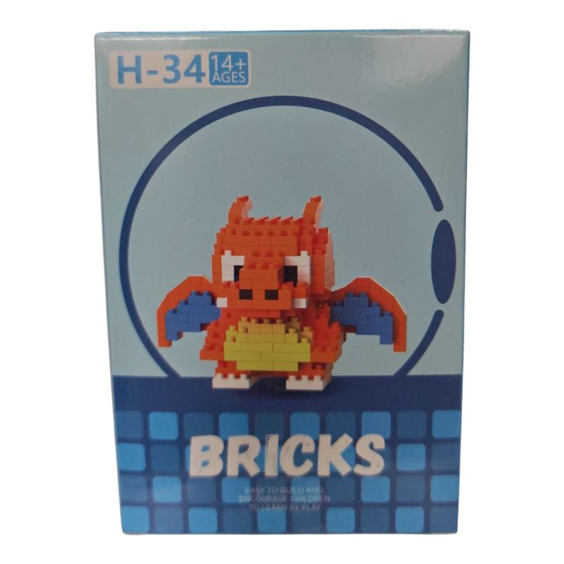 BLOQUES MICRO BRICKS CHARIZARD H-34 243PCS