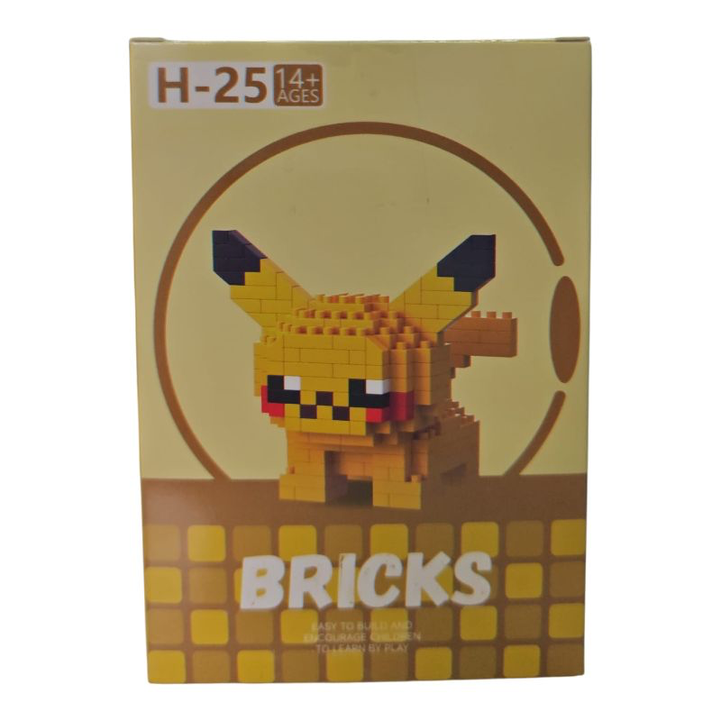BLOQUES MICRO BRICKS PIKACHU H-25 204PCS