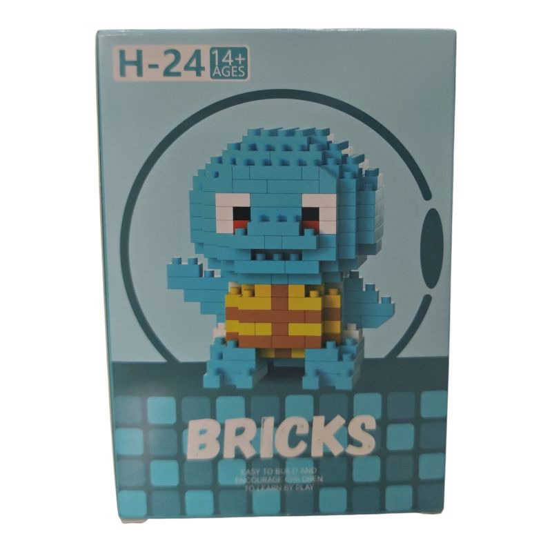 BLOQUES MICRO BRICKS SQUIRTLE H-24 224PCS