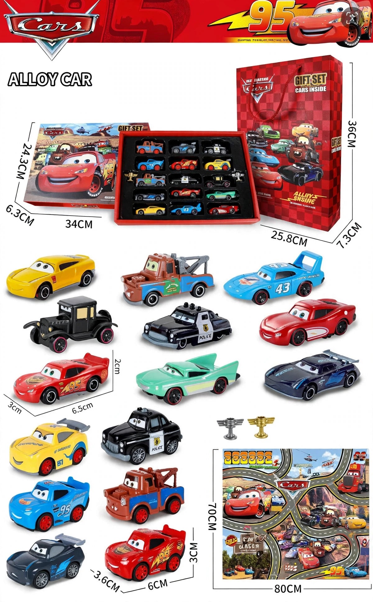 AUTO CARS EN CAJA X15 [A826-565-81S]