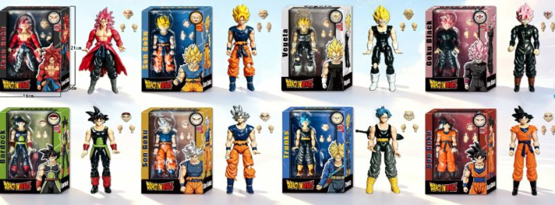DRAGON BALL + ACCESORIOS 6.5 PULGADAS PCS REEMPLAZABLES EN CAJA [58813]